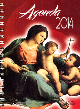 AGENDA CON ILUSTRACIONES DE OBRAS RELIGIOSAS 2014