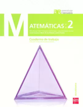 MATEMATICAS 2 CUADERNO DE TRABAJO SECUNDARIA