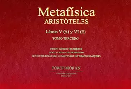 METAFÍSICA ARISTÓTELES TOMO TERCERO