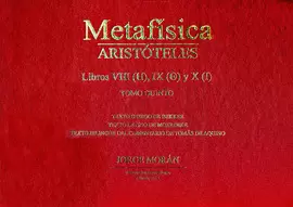 METAFÍSICA ARISTÓTELES TOMO QUINTO