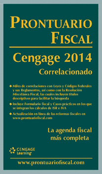 PRONTUARIO FISCAL CENGAGE 2014
