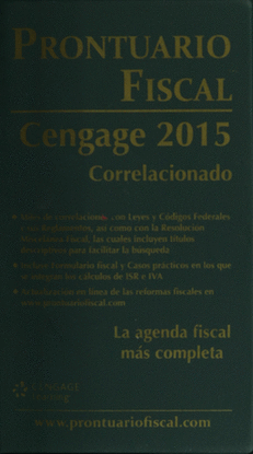 PRONTUARIO FISCAL CENGAGE 2015