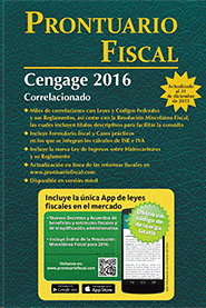 PRONTUARIO FISCAL CENGAGE 2016