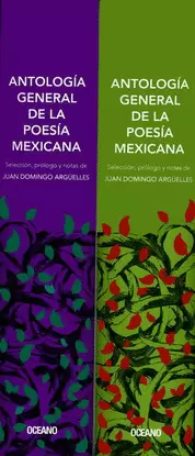 ANTOLOGÍA GENERAL DE LA POESÍA MEXICANA (PAQUETE 2 VOLÚMENES)