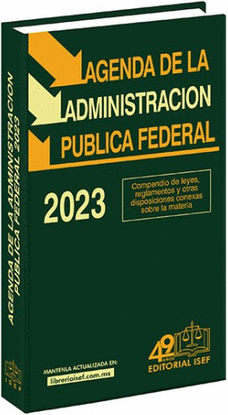 AGENDA DE LA ADMINISTRACION PUBLICA FEDERAL 2023