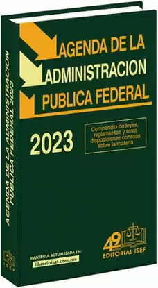 AGENDA DE LA ADMINISTRACION PUBLICA FEDERAL 2023