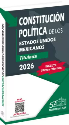 CONSTITUCION POLITICA DE LOS ESTADOS UNIDOS MEXICANOS 2026 (EDICION PROFESIONAL)