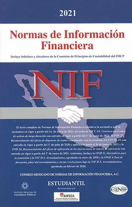 NORMAS DE INFORMACIÓN FINANCIERA VERSIÓN ESTUDIANTIL 2021 IMCP