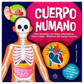 LIBRO INFANTIL DIDACTICO: CONSTRUYE EN 3D: CUERPO HUMANO