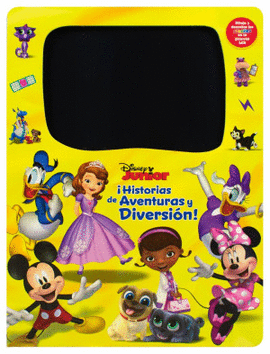 LIBRO CON PIZARRON ELECTRONICO: DISNEY JUNIOR: ¡HISTORIAS DE AVENTURAS Y DIVERSION!