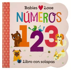 LIBRO CON VENTANAS: BABIES LOVE: NUMEROS
