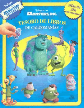 MONSTERS INC TESORO DE LIBROS DE CALCOMANÍAS