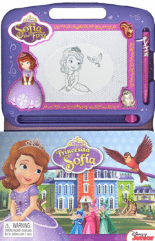 DISNEY PRINCESITA SOFÍA C/PIZARRA Y PLUMA MAGNÉTICA