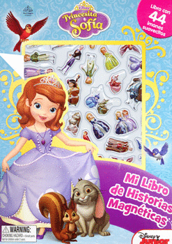 MI LIBRO DE HISTORIAS MAGNÉTICAS DISNEY PRINCESITA SOFÍA CON IMÁNES