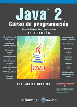 JAVA 2 CURSO DE PROGRAMACION (4A. EDICION)