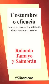 COSTUMBRE O EFICACIA