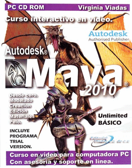 CURSO INTERACTIVO EN CD ROM DE AUTODESK MAYA 2010 UNLIMITED