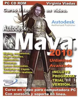CURSO INTERACTIVO EN CD ROM DE AUTODESK MAYA 2010 UNLIMITED