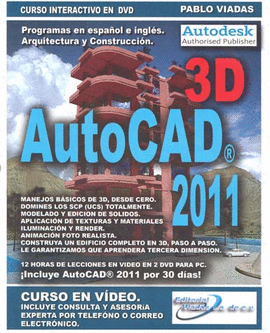 CURSO INTERACTIVO EN CD ROM DE AUTOCAD 2011 3D PARA