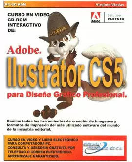 CURSO INTERACTIVO EN CD ROM DE ADOBE ILUSTRATOR CS5 C/2 CDS
