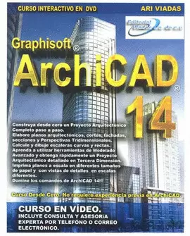 CURSO INTERACTIVO EN CD ROM DE ARCHICAD 14 C/2 CDS