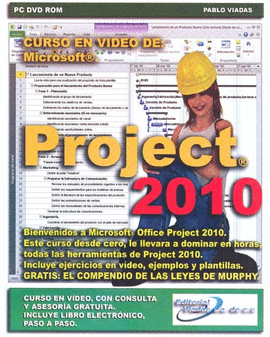 CURSO INTERACTIVO EN CD ROM DE PROJECT 2010 C/2 CDS
