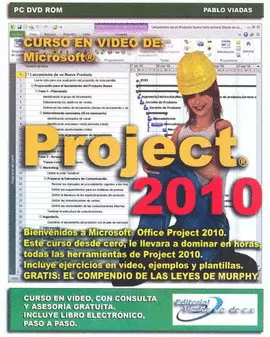 CURSO INTERACTIVO EN CD ROM DE PROJECT 2010 C/2 CDS