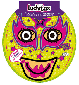 LUCHITAS MASCARAS PARA COLOREAR