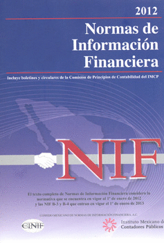 NORMAS DE INFORMACION FINANCIERA  2012