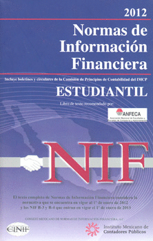 NORMAS DE INFORMACION FINANCIERA VERS. ESTUDIANTIL 2012