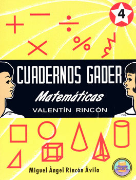 CUADERNOS GADER 4 MATEMATICAS