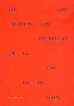 LO QUE DIJERON LAS ESTRELLAS EN EL OJO DE UN SAPO