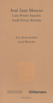 LOS DESACUERDOS EN EL DERECHO