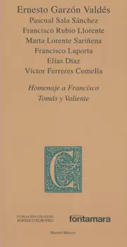 HOMENAJE A FRANCISCO TOMAS Y VALIENTE
