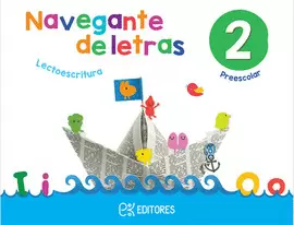 NAVEGANTE DE LETRAS 2 PREESCOLAR LECTOESCRITURA