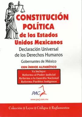 CONSTITUCION POLITICA DE LOS ESTADOS UNIDOS MEXICANOS 2026