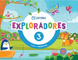 EXPLORADORES 3 TRAZOS PREESCOLAR