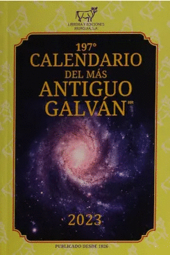 CALENDARIO DEL MÁS ANTIGUO GALVÁN 2023