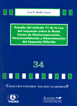 ESTUDIO DEL ARTICULO 71 DE LA LEY DEL IMPUESTO