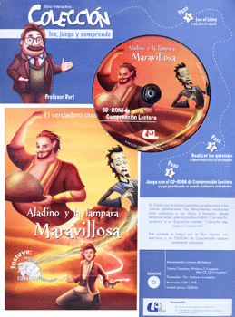 ALADINO Y LA LAMPARA MARAVILLOSA C/EJERCICIOS MÁGICOS Y CD ROM
