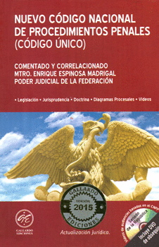 NUEVO CÓDIGO NACIONAL DE PROCEDIMIENTOS PENALES CÓDIGO ÚNICO 2015 C/CD