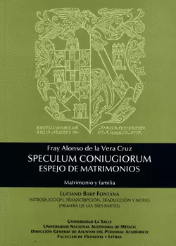 SPECULUM CONIUGIORUM ESPEJO DE MATRIMONIOS