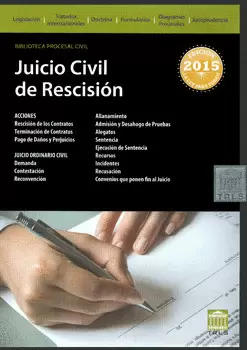 JUICIO CIVIL DE RESCISION 2015