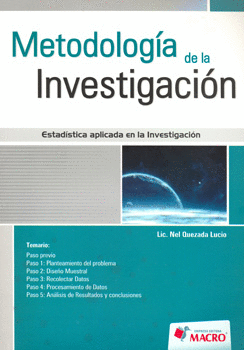 METODOLOGIA DE LA INVESTIGACION