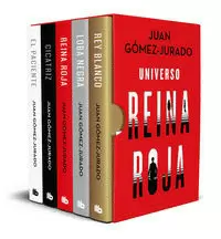 UNIVERSO REINA ROJA (ESTUCHE CON: REINA ROJA  LOBA NEGRA  REY BLANCO  CICATRIZ  EL PACIENTE)
