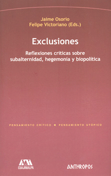 EXCLUSIONES REFLEXIONES CRITICAS SOBRE SUBALTERNIDAD