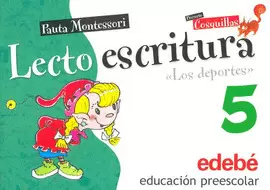 LECTO ESCRITURA 5 LOS DEPORTES PREESCOLAR