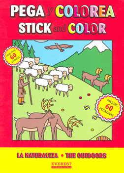 PEGA Y COLOREA STICK AND COLOR LA NATURALEZA THE OUTDOORS