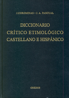 DICCIONARIO CRITICO ETIMOLOGICO CASTELLANO E HISPANICO 4