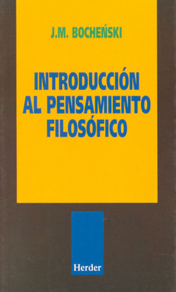 INTRODUCCION AL PENSAMIENTO FILOSOFICO